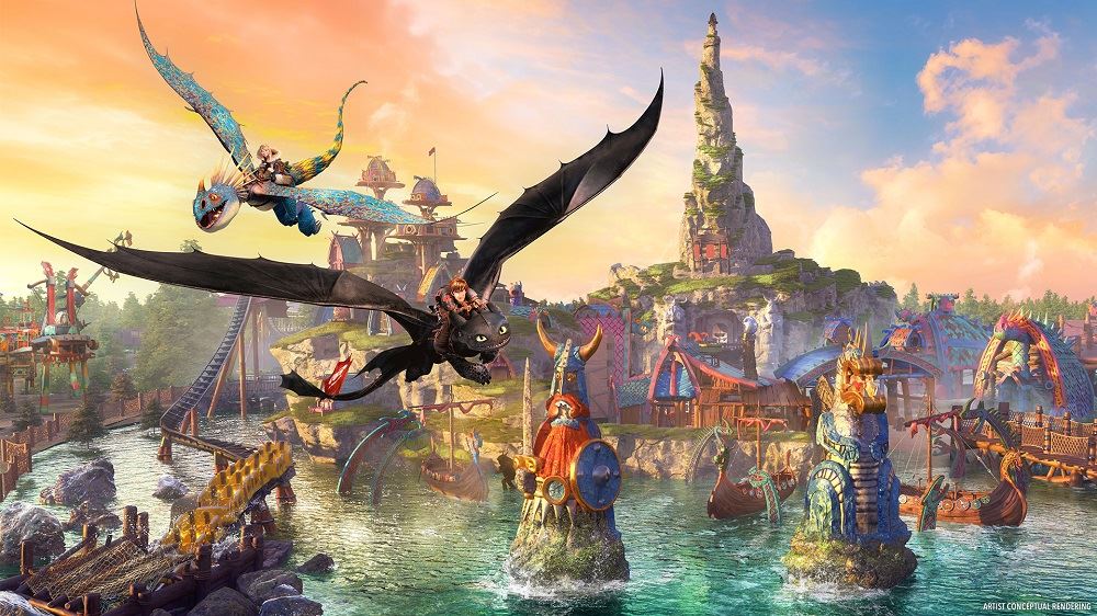 First Look at Universal’s Mythical Isle of Berk, Part of the Upcoming Epic Universe Park