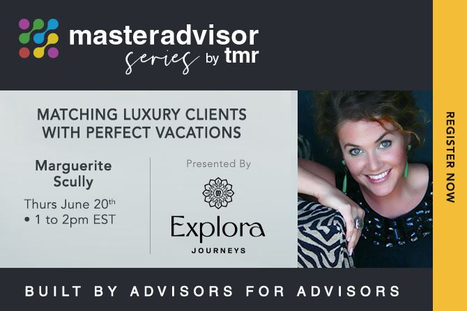 June 20th at 1pm Eastern: Matching Luxury Clients with Perfect Vacations