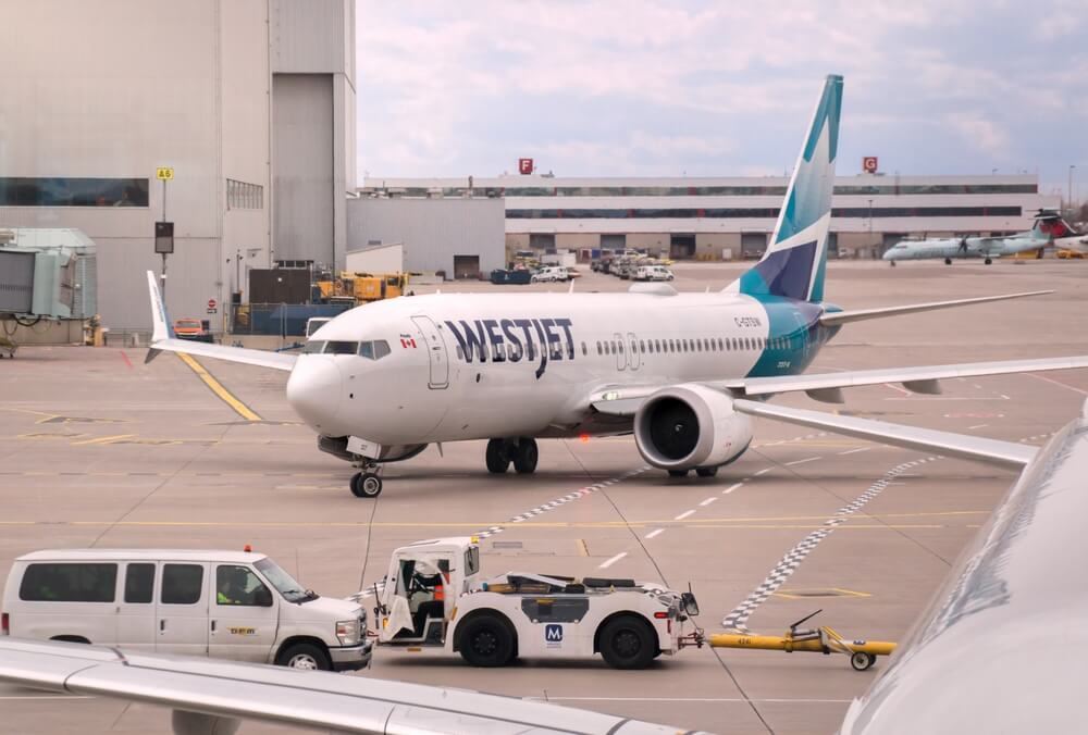 Hail Damage Grounds 16 WestJet Aircraft