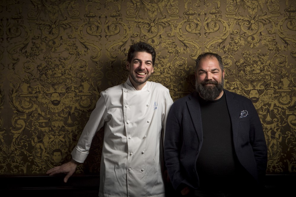 chefs Massimiliano and Raffaele Alajmo