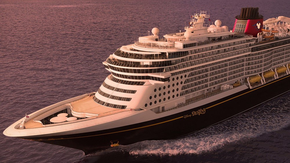 rendering of disney destiny cruise ship