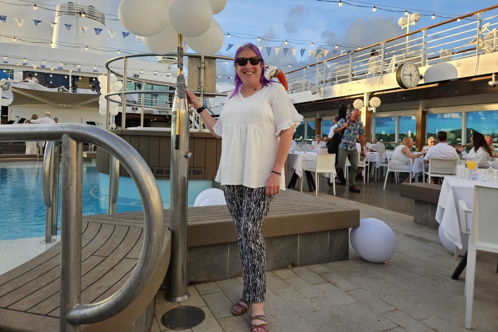 dori saltzman onboard azamara journey cruise ship