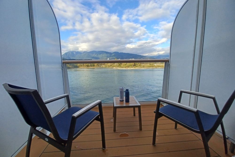 Balcony on the MS Fridtjof Nansen