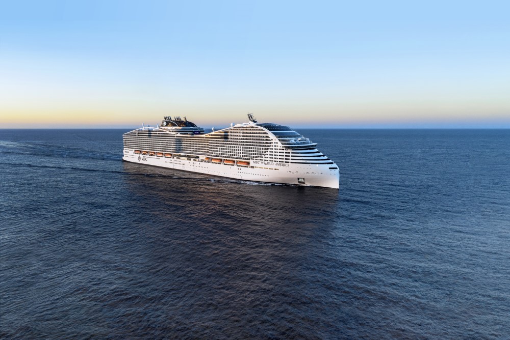 rendering of msc world america