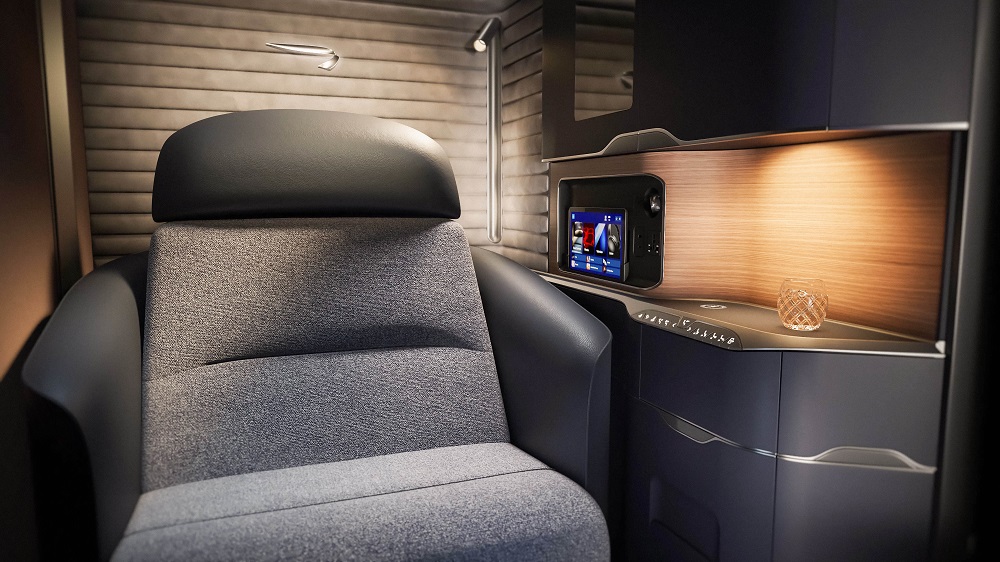 British Airways new first class seats