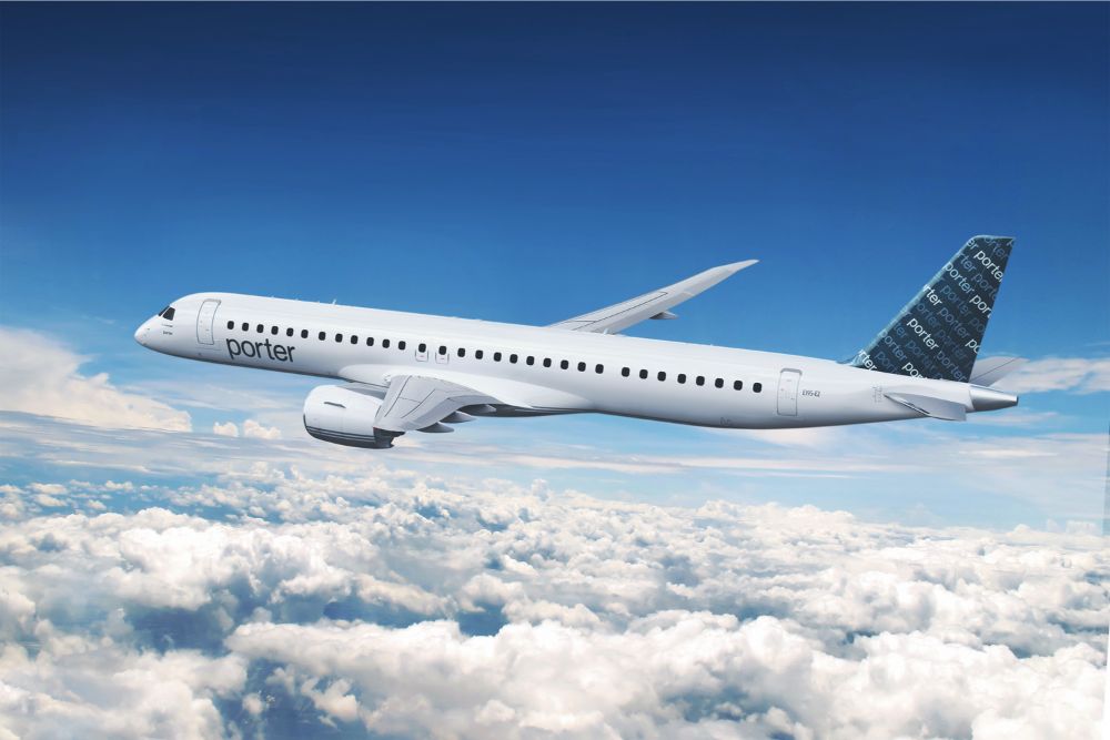 Porter Airlines E195-E2 aircraft