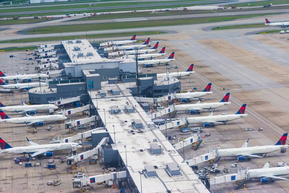 Aerial view of Atlanta-Hartsfield