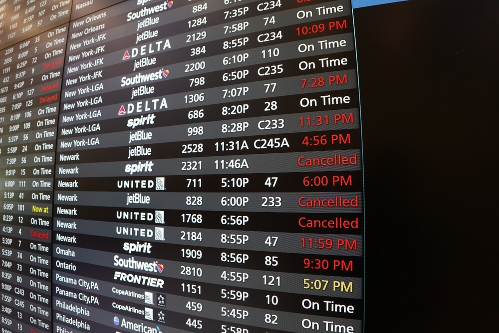 Winter Storm Cora flight cancellations