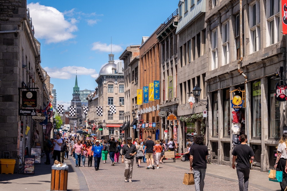 Saint Paul Street in Old Montreal