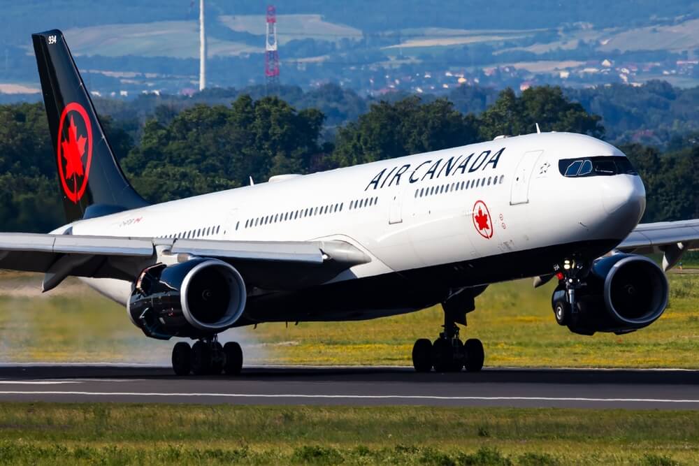 Air Canada Plane taking off