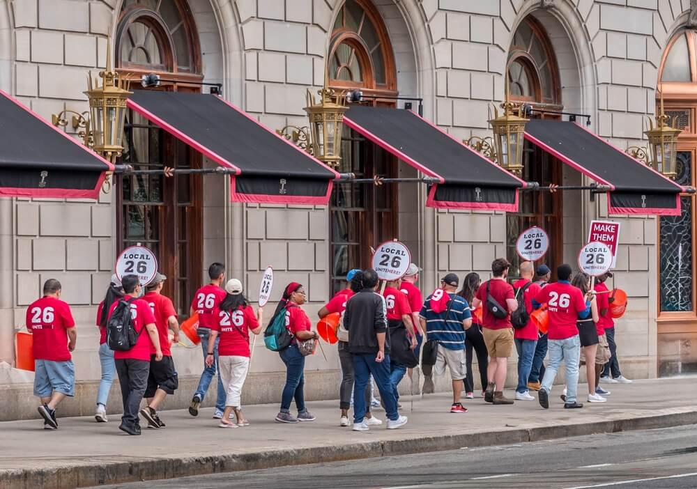 boston hotel workers strike