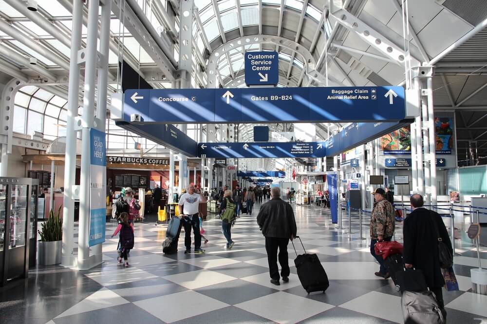 Busy Chicago O'Hare Airport