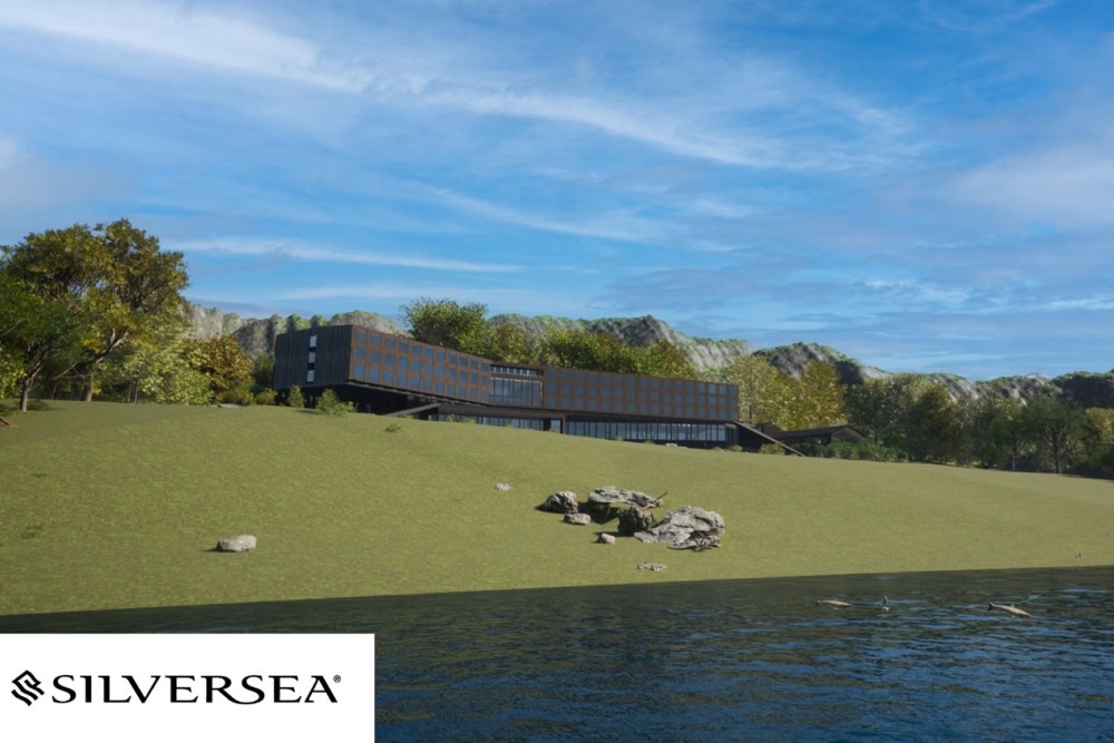 rendering of silversea hotel in puerto williams chile