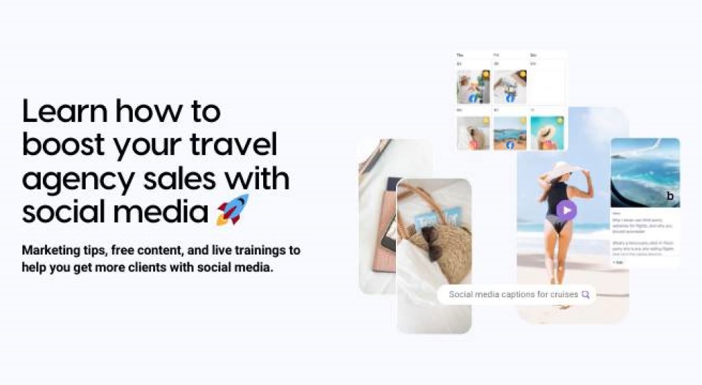 social media content for travel advisors