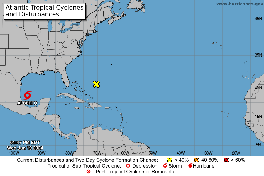 Airlines Issue Waivers Ahead of Tropical Storm Alberto