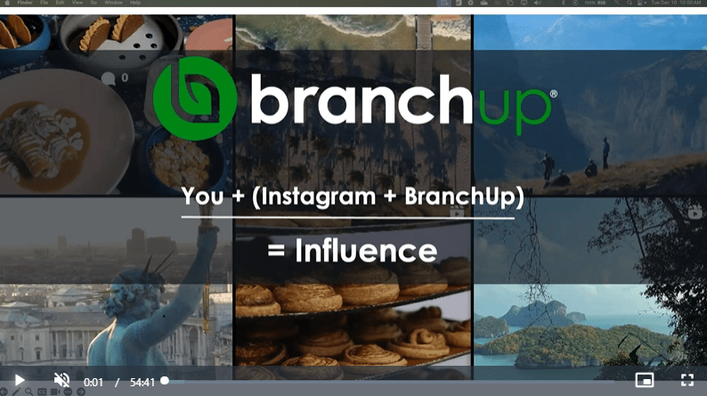 You + Instagram + BranchUp = Influence